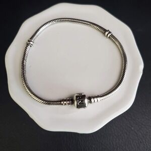 Pandora Moments Snake Chain Bracelet Sterling Silver 925 ALE 7 inch